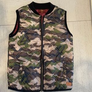7 For All Mankind Boys camouflage vest
